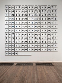 People in Trouble Laughing Pushed to the Ground (Dots), 2011 by Broomberg & Chanarin